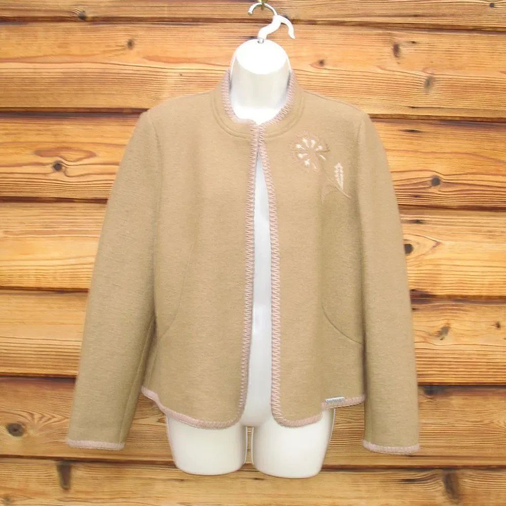 Tan Camel Wool Jacket 